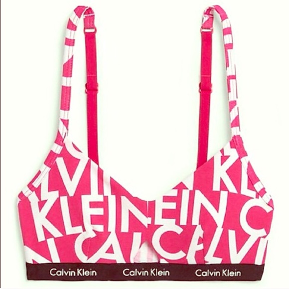 Calvin Klein Other - Calvin Klein pink keyhole bralette. NWT